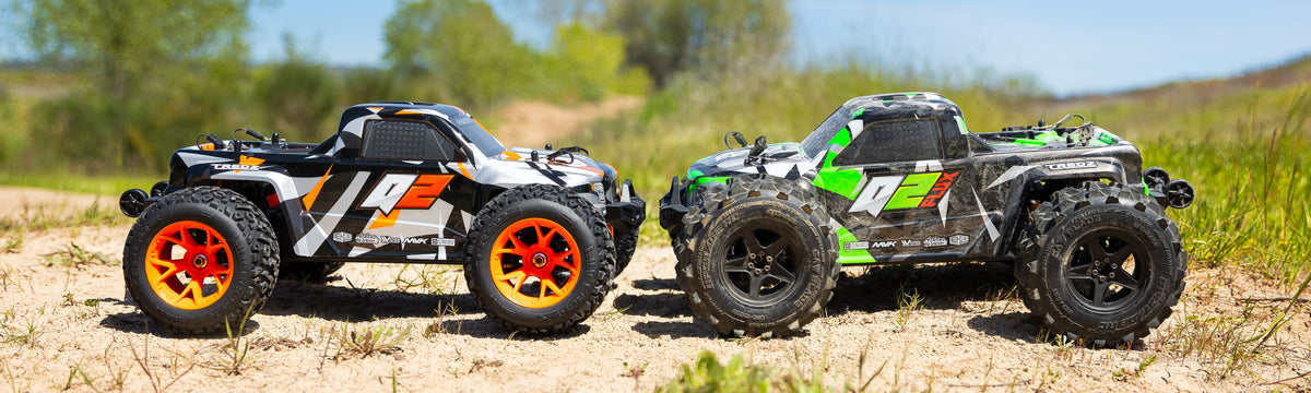 Maverick Quantum2 Flux Brushless 1/10 4WD RTR Electric Monster Truck (Green)