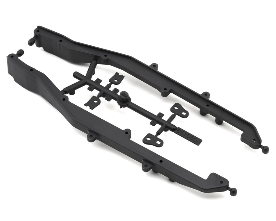 Team Associated RC10SC6.4 Factory Team Side Rails & Tower Wedges (Carbon)