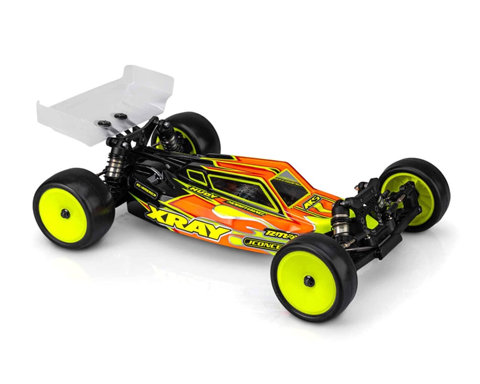 JConcepts XRAY XB2 2025/2026 "S2" 1/10 Buggy Body (Clear) w/Two Wings