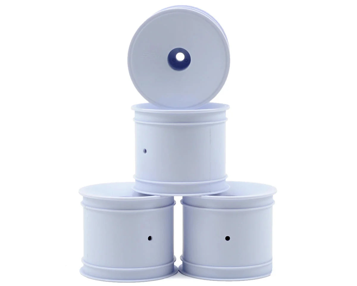 JConcepts 12mm Hex Mono 1/10 Stadium Truck Wheel (4) (T4.1) (White) #3354