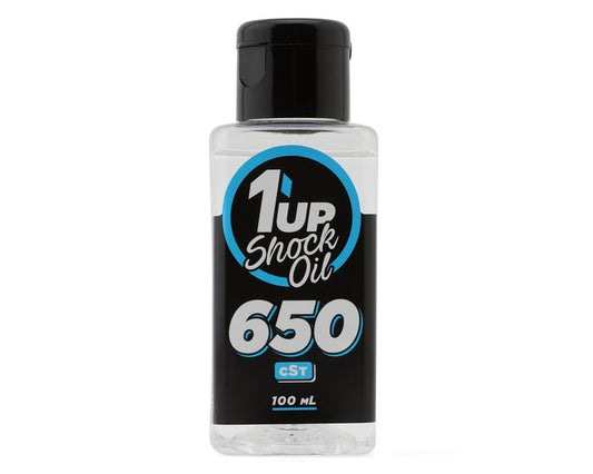 1UP Racing Pure Silicone Shock Oil (100ml) (650cst/50wt)