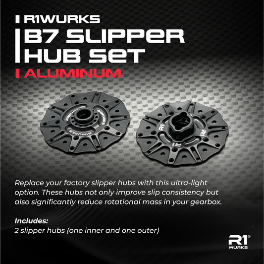 R1WURKS (B7 Series) Slipper Hub Set, Aluminum
SKU: 900073