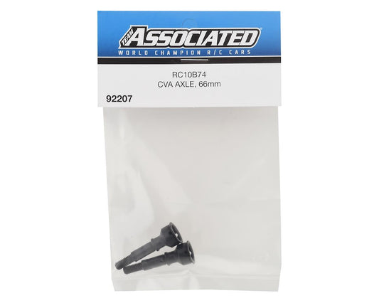 Team Associated RC10B74 66mm Rear CVA Axle (2)