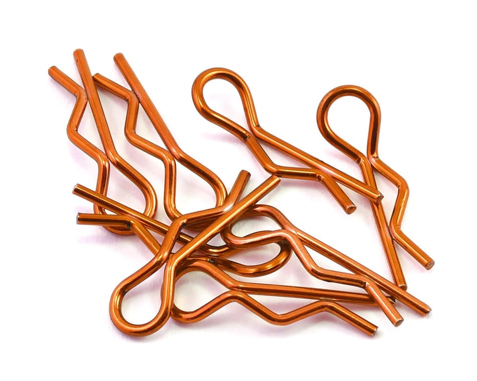 Bittydesign 1/10 Body Clips (Orange) [BDYBC-8O]