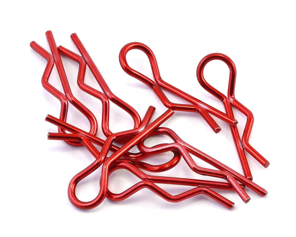 Bittydesign 1/10 Body Clips (Red) [BDYBC-8R]