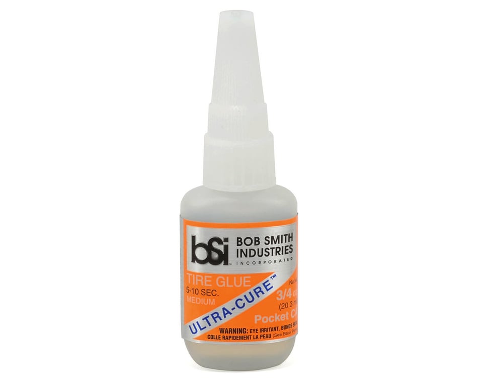 Bob Smith Industries ULTRA-CURE Medium CA Tire Glue w/Pin Cap (3/4oz) [BSI130]