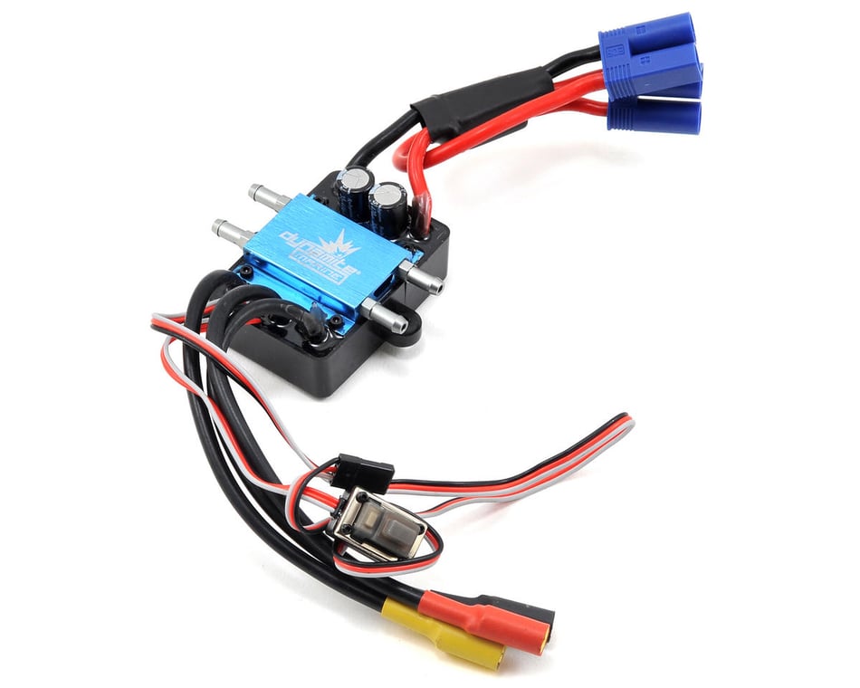Dynamite 120A Brushless Marine ESC 2-6S (Dual Connector) [DYNM3875]