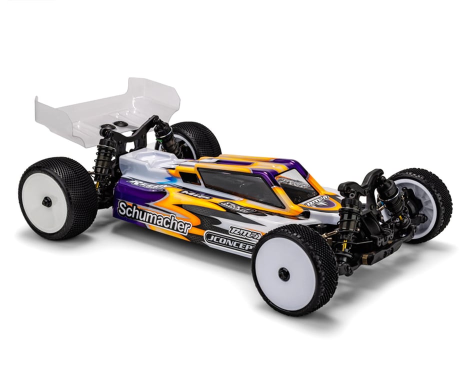 JConcepts Schumacher Cat PB "F2" 1/10 Buggy Body (Clear) w/Two Wings