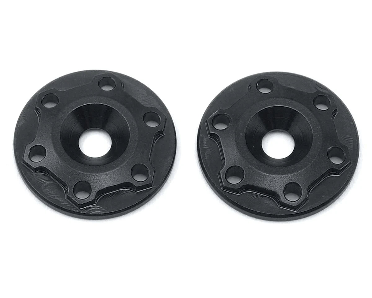 JConcepts Aluminum B6/B6D "Finnisher" Wing Buttons (Black) (2) #2579