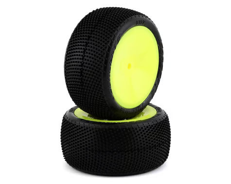 JConcepts Fuzz Bite LP 2.2" Pre-Mounted Rear Buggy Carpet Tires
