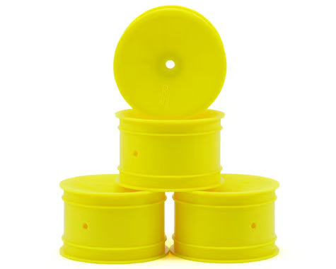 JConcepts Mono 2.2 Rear Wheels (Yellow) (4) (B7/B6/B74/RB6) w/12mm Hex