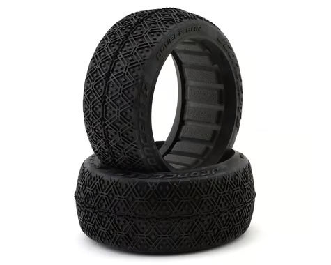 JConcepts Double Bar 1/8 Off-Road Buggy Tires (2) (Green)