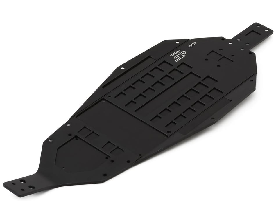 JConcepts Team Associated RC10B7 Hard Anodized Aluminum Chassis (Black) (-4mm)