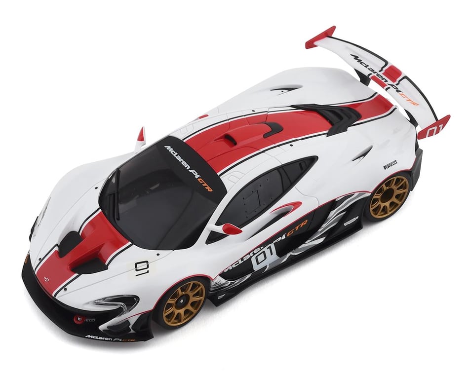 Kyosho MR-03 Mini-Z RWD ReadySet w/McLaren P1 GTR Body (White/Red) w/KT-531P 2.4GHz Radio