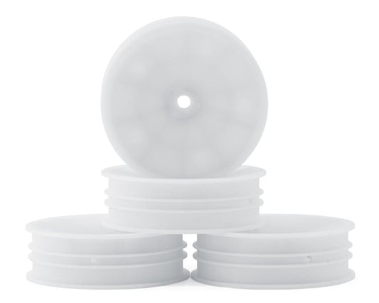 Pro-Motion 2.2" 2WD Front Slim Carpet Buggy Wheels (White) (4) w/12mm Hex #3070