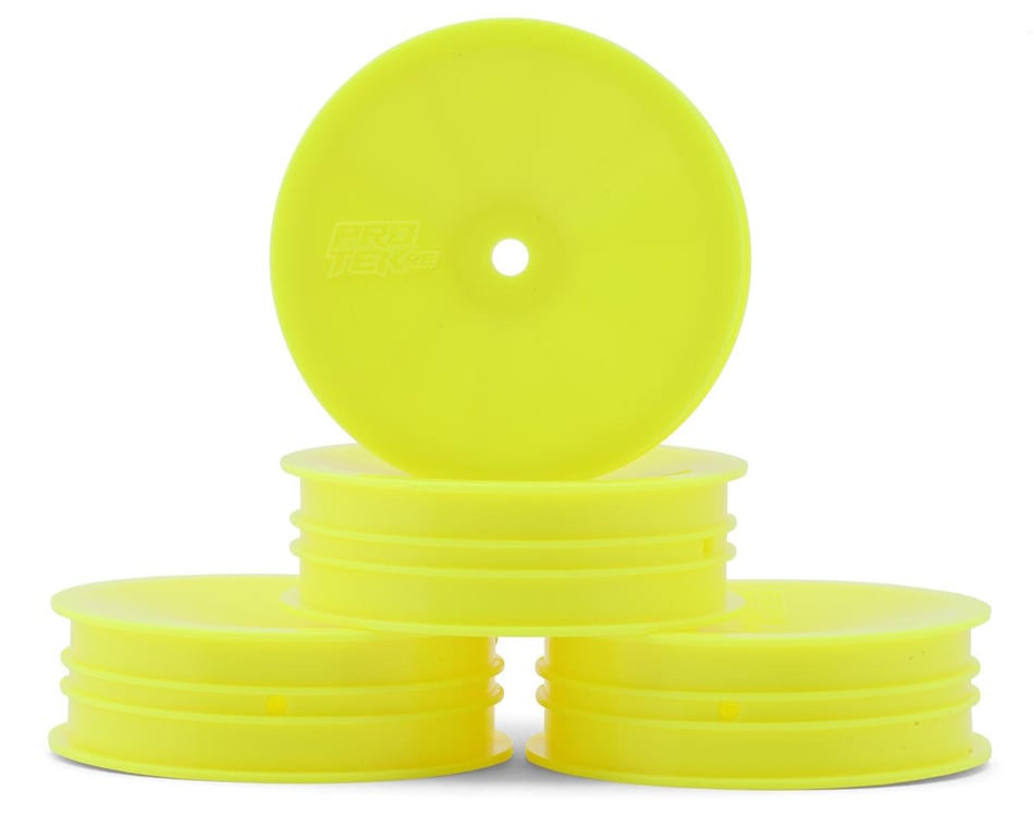 Categories
ProTek RC 2.2" "Narrow" Concave Front 2WD 1/10 Buggy Wheels (Yellow) (4) (12mm Hex)