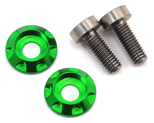 175RC 3x8mm Titanium "High Load" Motor Screws (Green)