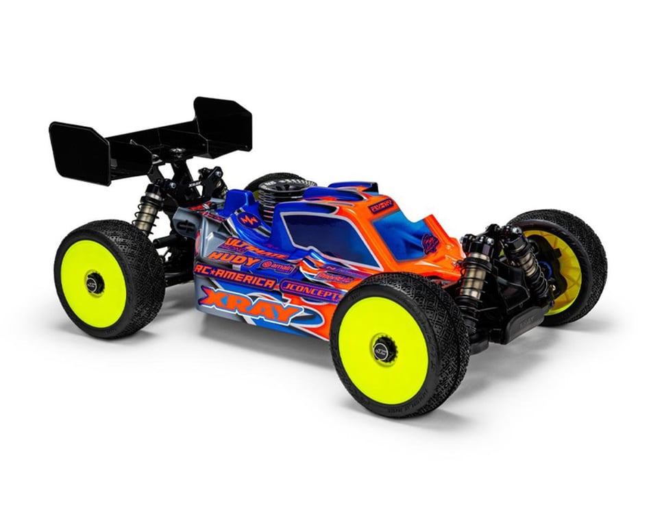 JConcepts XRAY XB8 "P2" 1/8 Nitro Buggy Body (Clear)