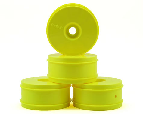 Team Losi Racing "Dome" 1/8 Buggy Dish Wheel (4) (Yellow)